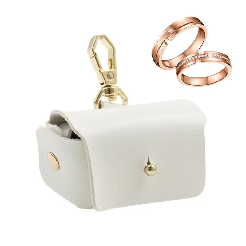 

Дорожный органайзер для бижутерии кожаная сумка для переноски ювелирных изделий, чехол, многоразовый дорожный органайзер для сережек с крючком, водонепроницаемый