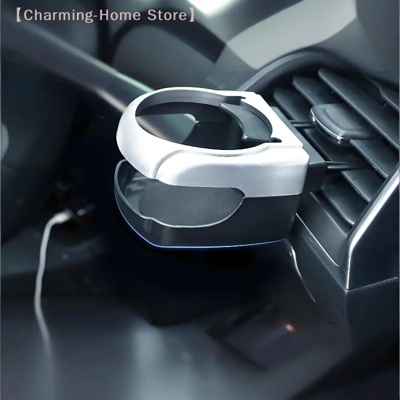 차량용 에어벤트 마운트 캔 홀더 블랙 음료 컵 물병 캔 홀더 스탠드 컵 랙 자동차 트럭 물병용