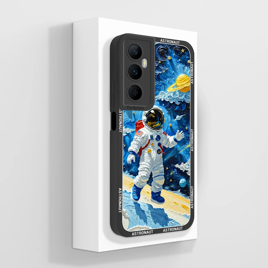 Elegant Oil Painting Flower Silicone Soft Protective Phone Case