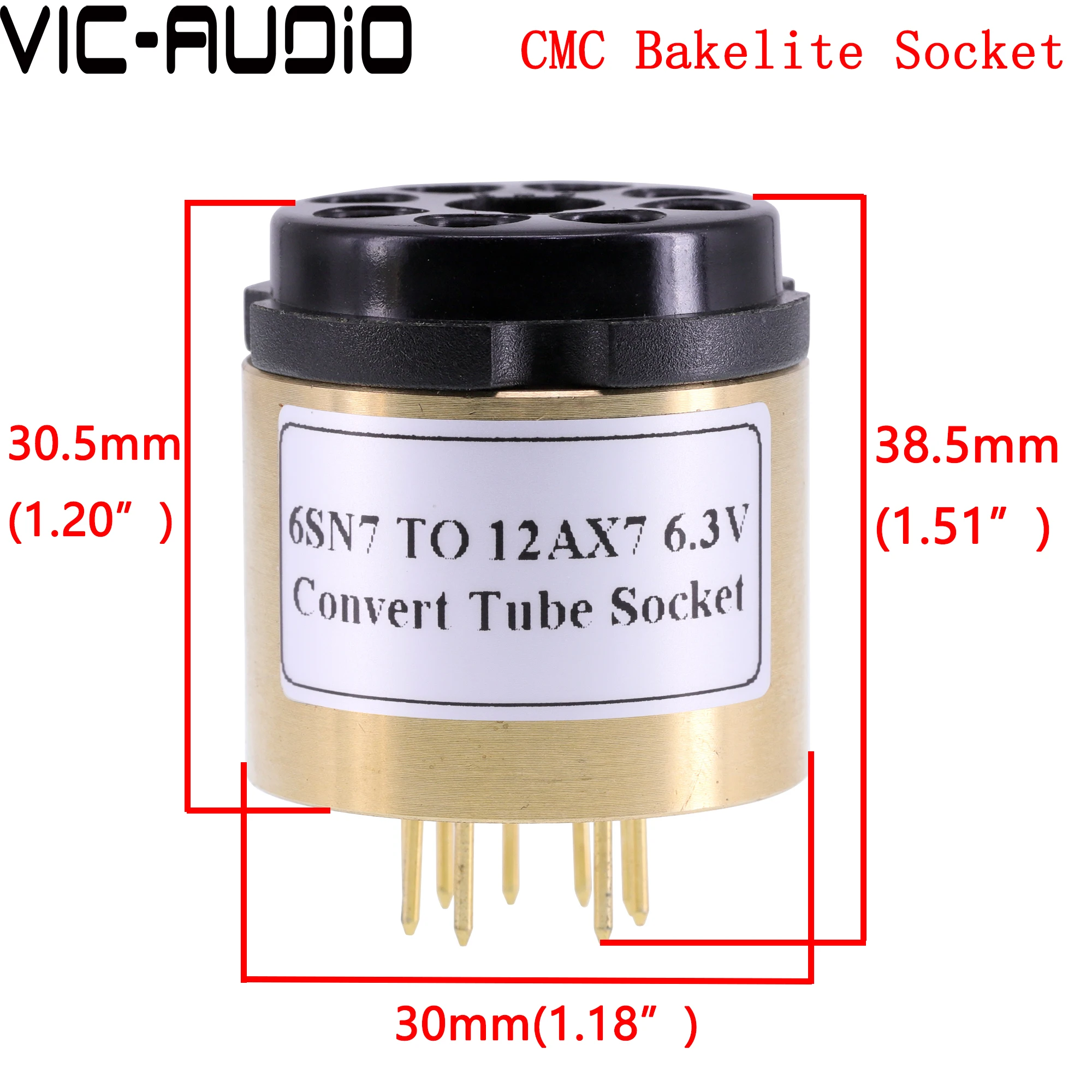 1pc 6SL7 CV181 6N8P 6N9P 6SN7に12AX7 12AU7 ECC82 ECC83 B739 B749