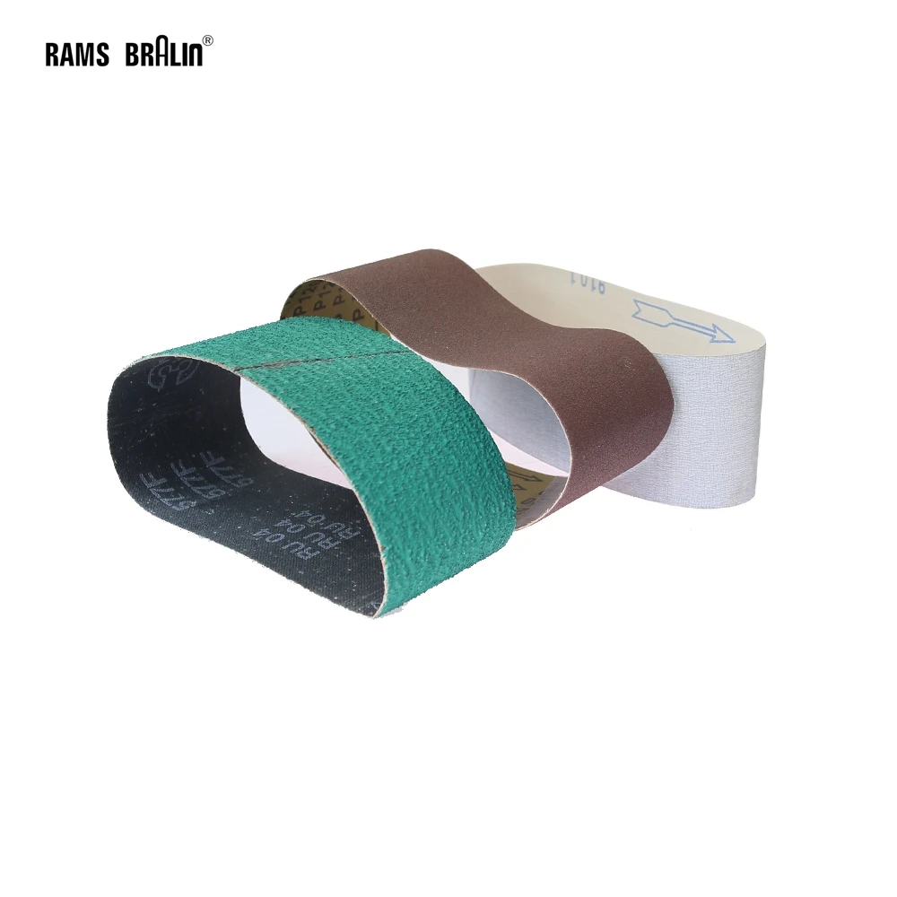 1 Stück 457 x 75 mm Schleifbänder M990 Schleifwerkzeug Holz Weiches Metall Polieren 18 "x 3" Hartmetallschleifen