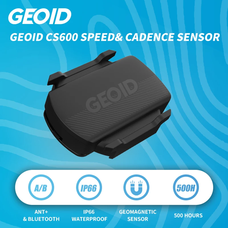 GEOID CS600 Wireless Cycling Speed & Cadence Sensor - IPX66 Waterproof
