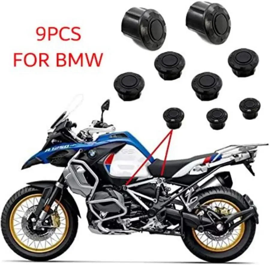Jeu de Bouchons de Cadre pour BMW Runder GS R 1200 GS LC Adventure, Accessoires de Moto, 2014, 2015, 2016, 2017, 2018, 2019