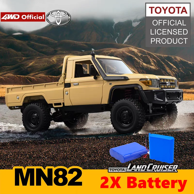 WPL MN82 1/12 4WD Crawler RC 2.4GHz - 2 Batteries