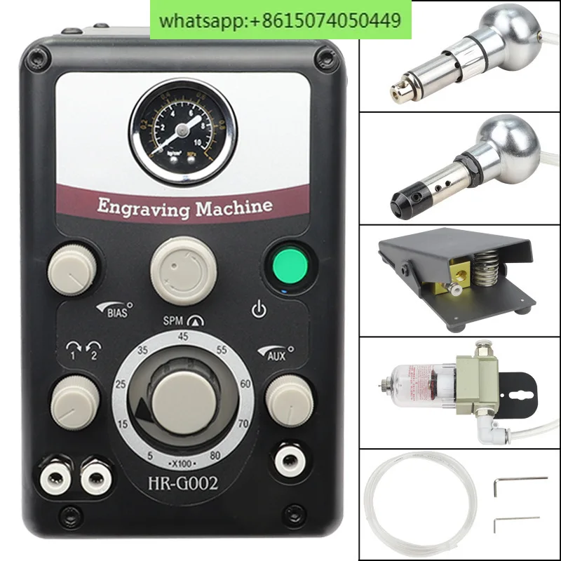 

Double head pneumatic carving machine jewelry roller edge micro inlay carving machine batch flower carving machine metal
