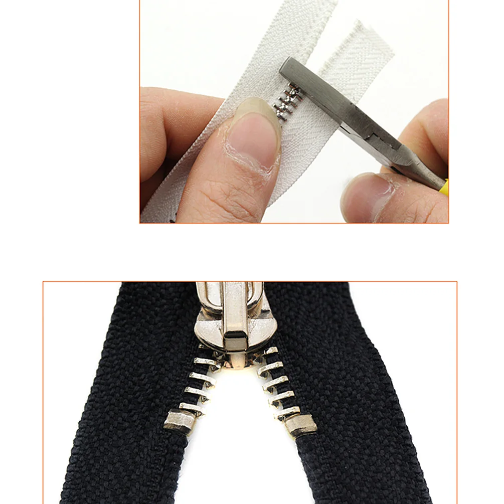 Zipper Accessories 20PC No. 8 Zipper Top Stop U-front DIY Handmade Clothing