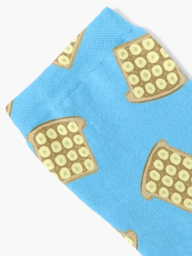 Peanut Butter and Banana Toast Socks tennis Stockings Woman Socks Men's
