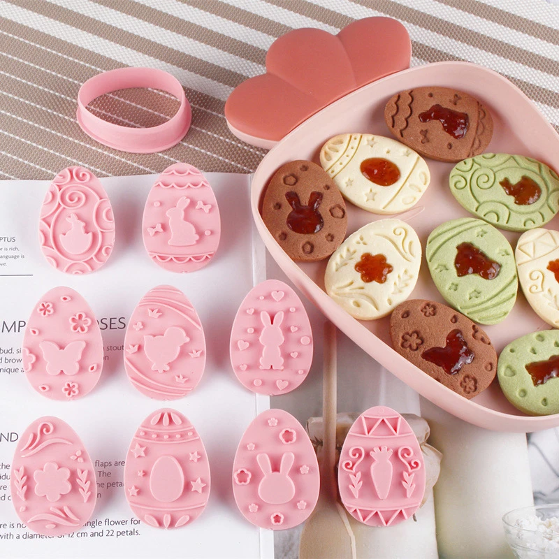 Easter Egg Cookie Cutter Pastry Fondant Dough Biscuit, Fondant Cutter, Clay Cutter