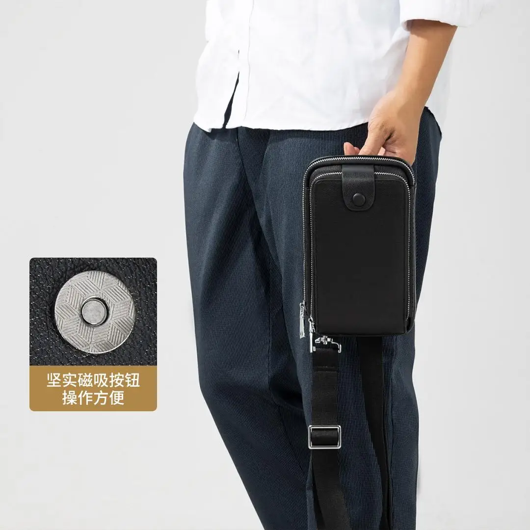 Xiaomi TANJIEZHE Chest Bag Multifunction Crossbody Shoulder Messenger Bags Lightweight  Waterproof ID Credit Bank Card Holder 2