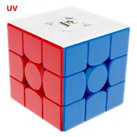 New Yuxin Little Magic V2 3x3 UV Magic Cube Magnetic Edition Competition Speed Children's Puzzle Cubo Magico Magnetic Toy Gifts 1