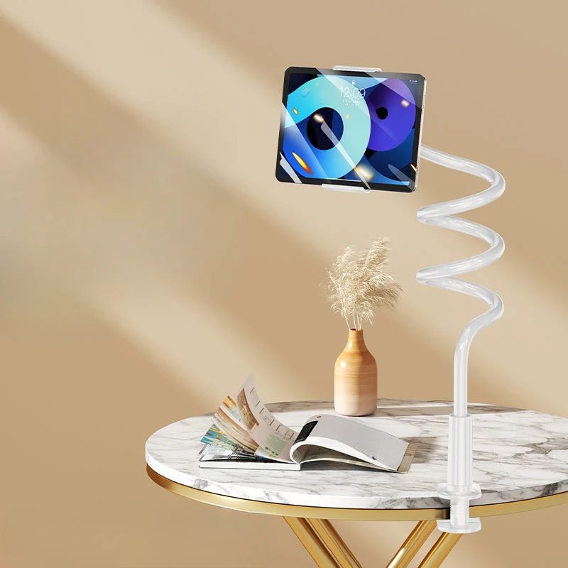 Universal 360° Rotating Tablet and Phone Holder with Adjustable Base