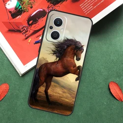Elegant Horse Design Case for OPPO Reno8 Pro (TT4681)
