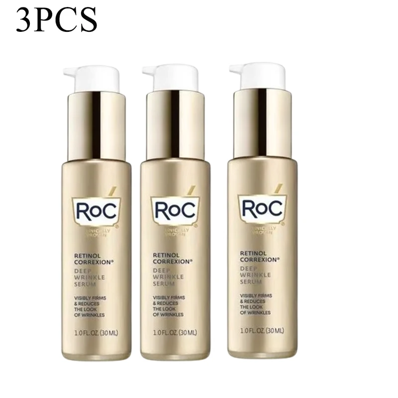 

3PCS ROC Retinol Correxion Deep Skin Anti-Wrinkle Essence Hydrating Moisturizing Face Cream Skin Care Serum 50ml