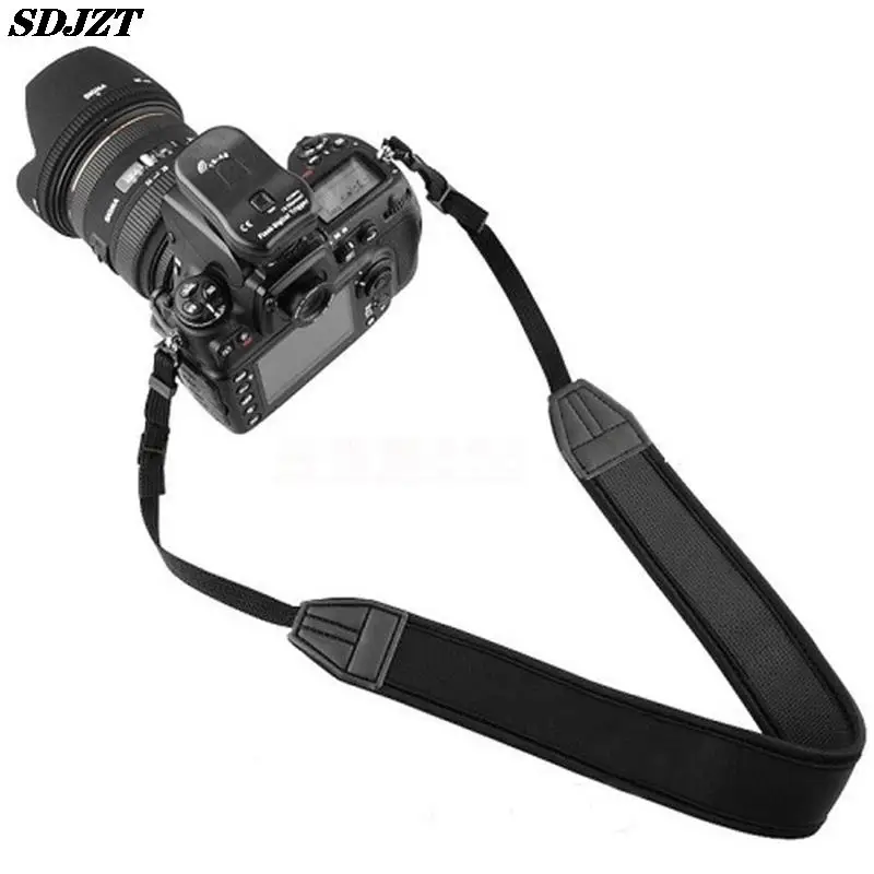 범용 디지털 DSLR 카메라용 목 어깨 스트랩, 조절 가능한 두꺼운 미끄럼 방지 스트랩, 슬링 벨트