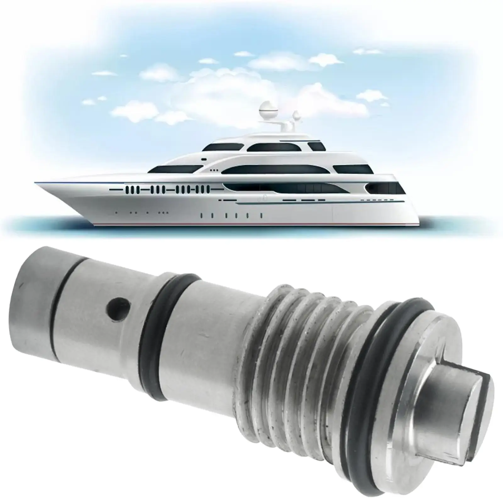 Outboard Motor Relief Valve Pressure Release Valve 64E-43860-00 Direct Replaces Accessories for Yamaha Outboard