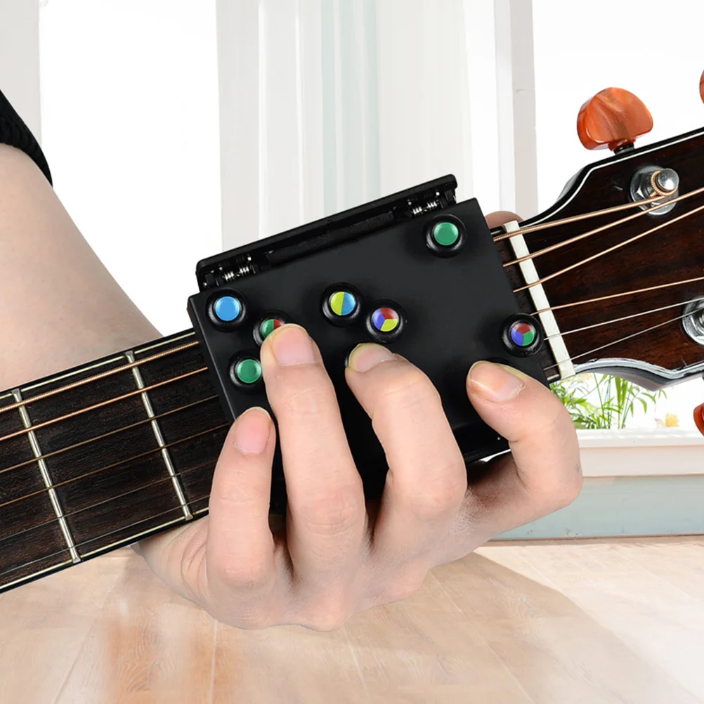 

1 Pc Guitar Chord Button Assistant Guitar Assisted Learning Tool Guitar Chord Button Trainer Guitar Chord Practice Helper for