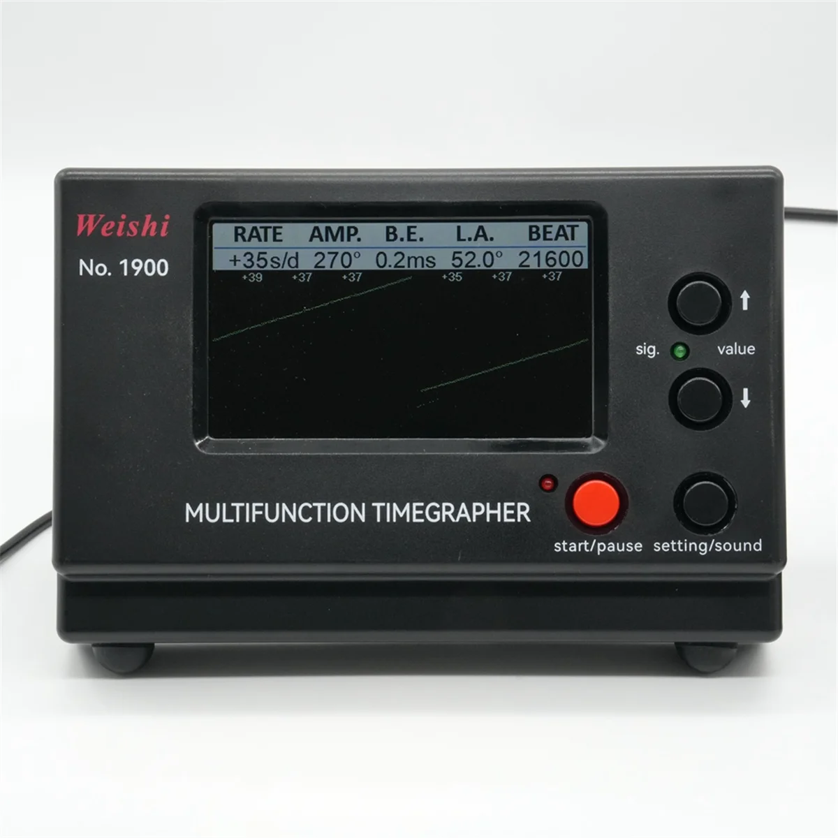 WeiShi,US Plug,No.1900 Timegrapher Watch Testing Tool Watch Tester for Repairers Hobbyists Test Repairing Tool Timing Test