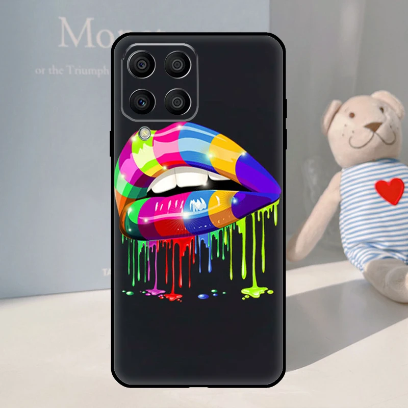 Seductive Lips Design Phone Case