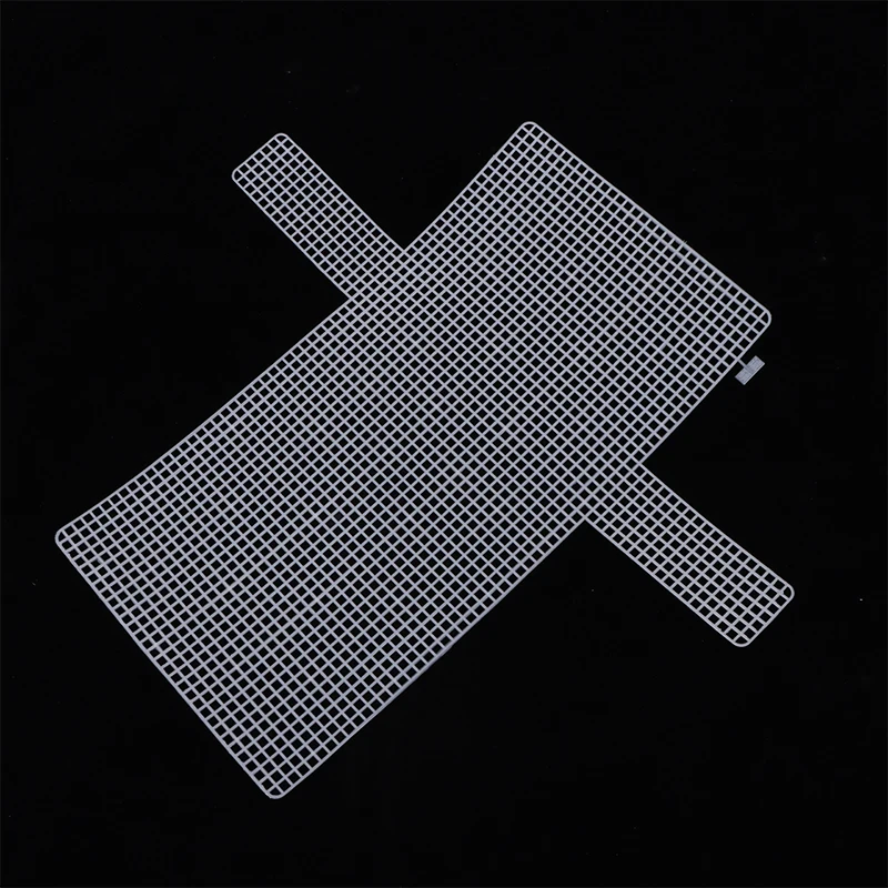 Plastic Weaving Plastic Mesh Cloth For Bag Making DIY Handcraft Bags Weaving Material Bags Made Grid Hook 2Pcs craft supplies