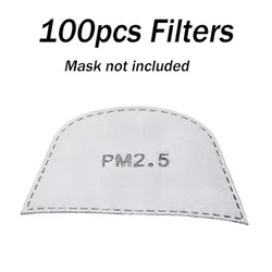 Transparent Full Face Protective Safety Mask - Dust, Fog & Oil Splash Resistant, Reusable for Home & Work Environments (100 pcs filters)