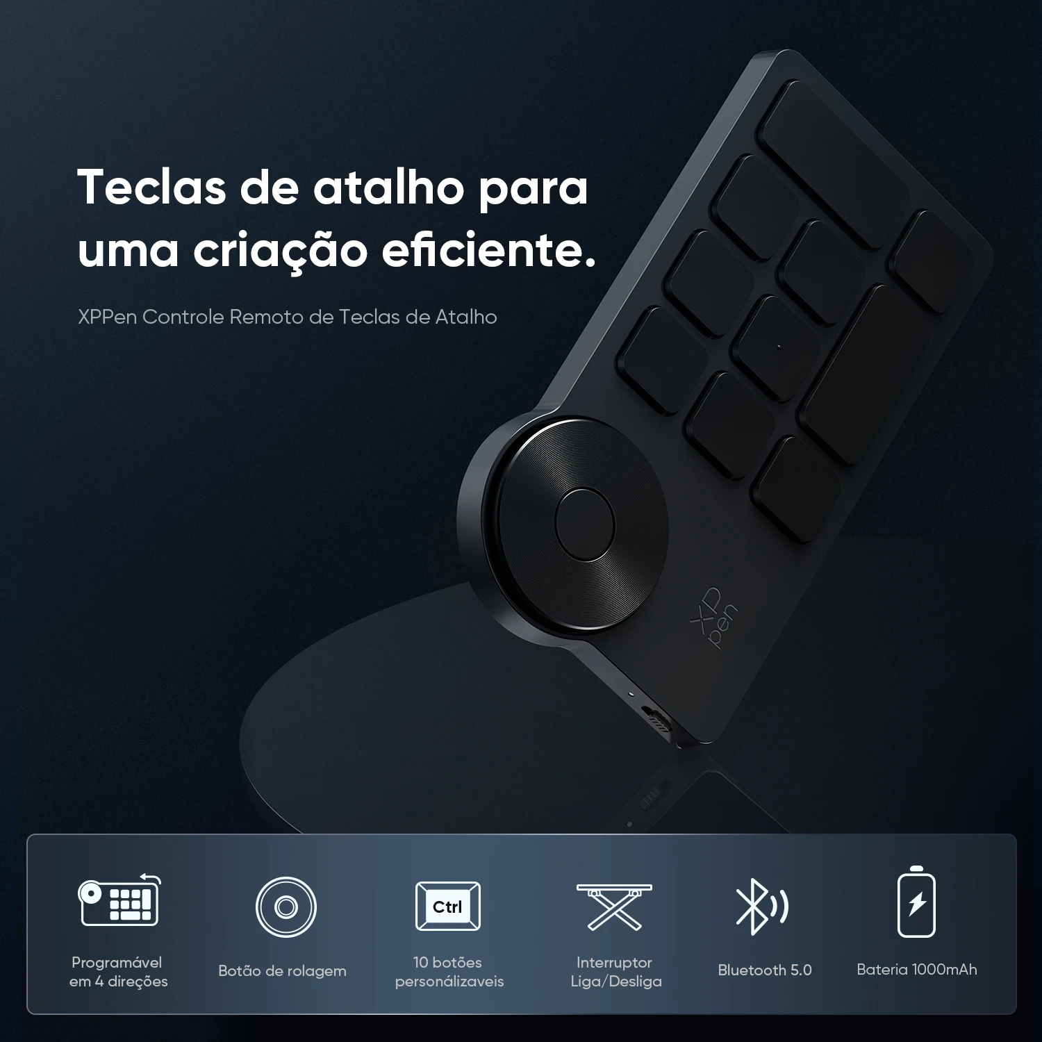 Teclado Bluetooth portátil