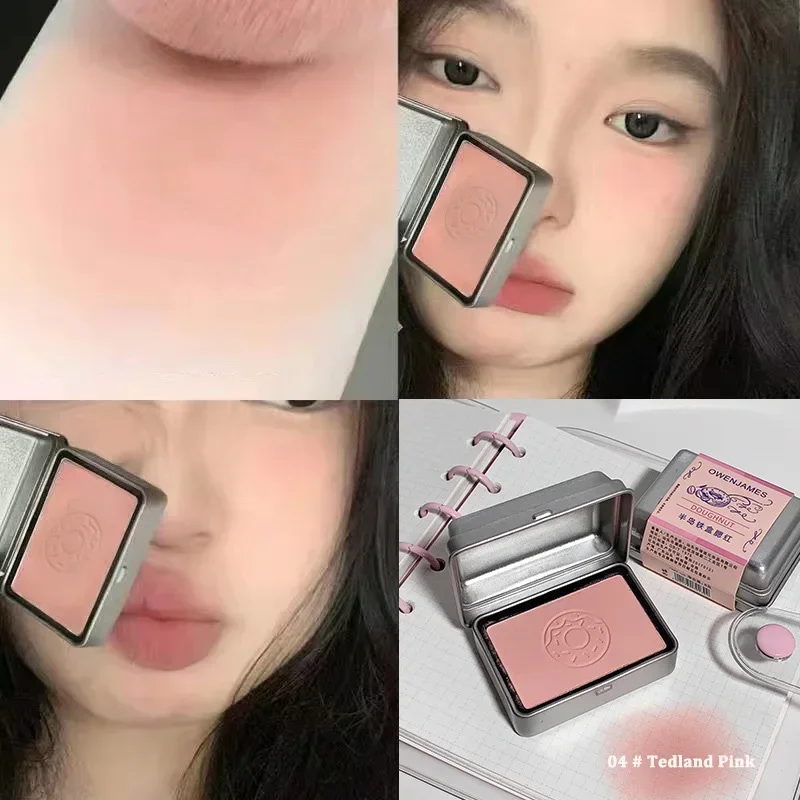 Peninsula Iron Box Blush Monochrome Drunken Rose Cheek Blusher Powder Matte Apricot Rouge Contour Palette Natural Face Makeup powder blusher blush powder blush plate monochrome blush rose blush facial blusher