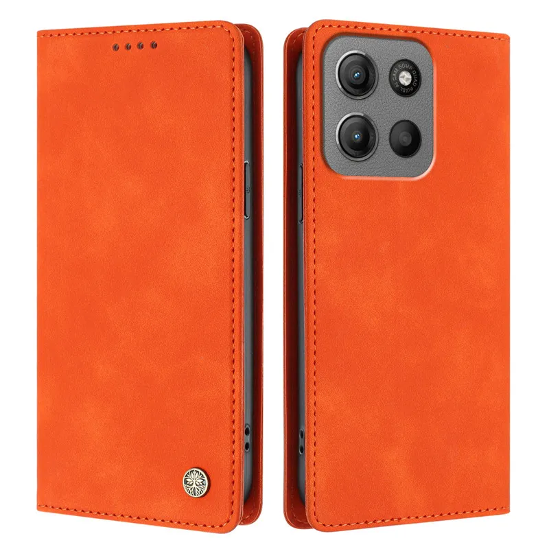 Luxury Magnetic Leather Wallet Flip Phone Case - Shockproof & Stylish Cover