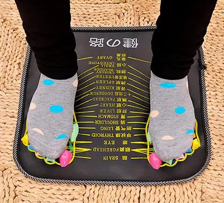 Reflexology Walk Stone Foot Leg Pain Relieve Relief Walk Massager Mat Health Care Acupressure Mat Pad massageador