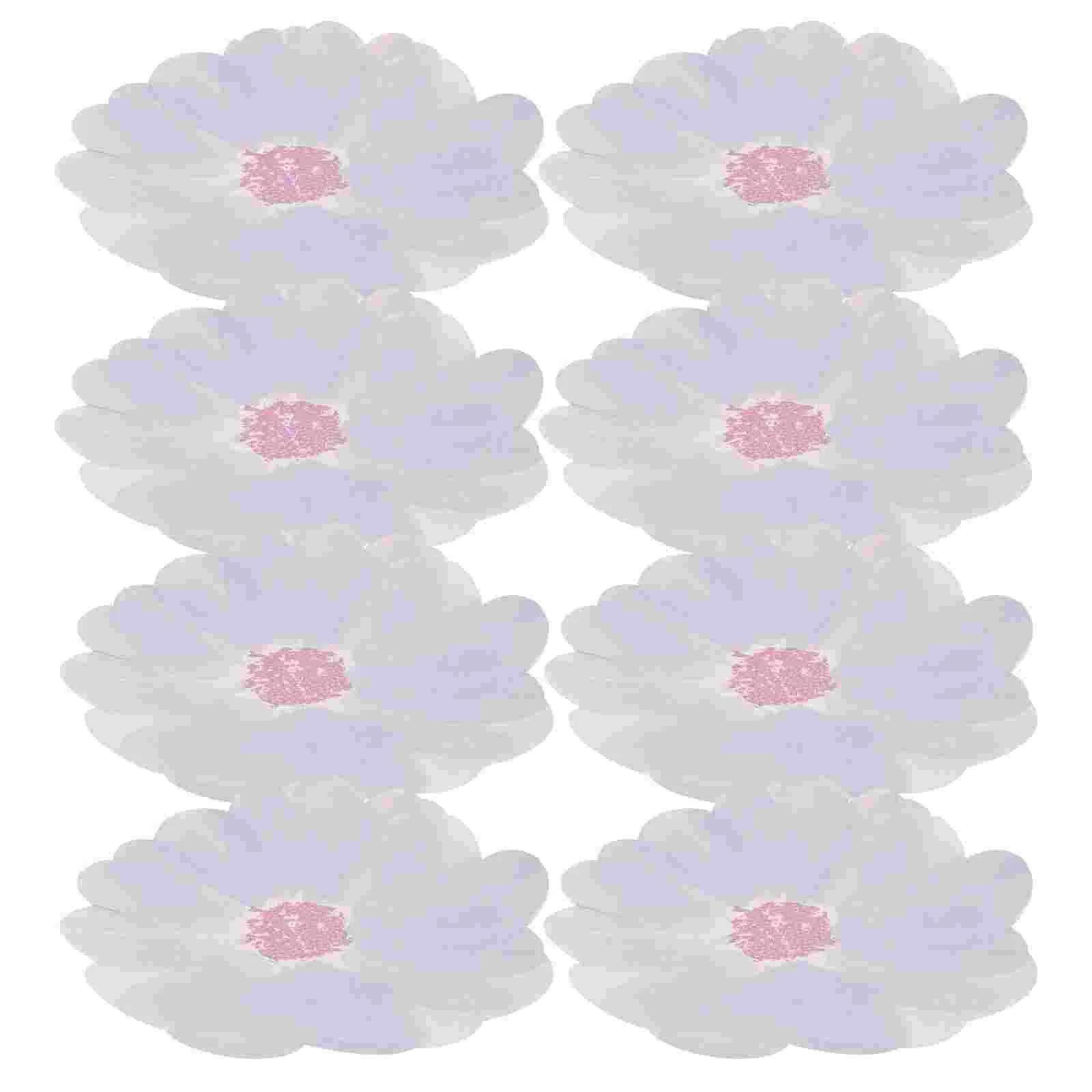 8 Pcs Flower Tableware Cake Pans Party Catering Trays Serving Cookie Platters Decorative Plate