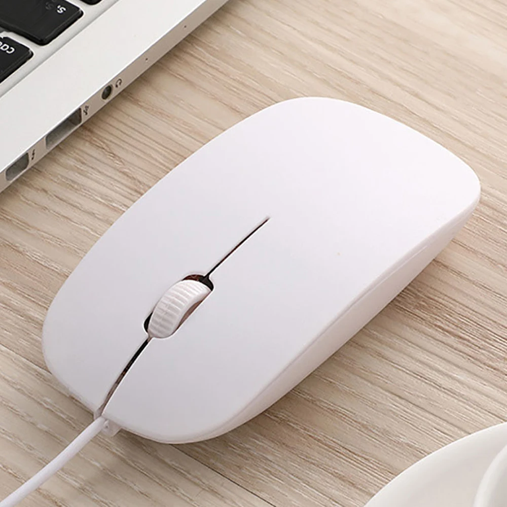 1.2m Hot Selling Neutral Wired Mouse 2.4Ghz with USB Cable Ergonomic Ultrathin Mice For PC Laptop Business Computer Office Mouse