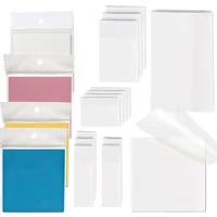 50 Sheets Transparent Waterproof Posted It Sticky Note Pads Notepad Clear Self-Adhesive Posits School Stationery Office Supplies 1