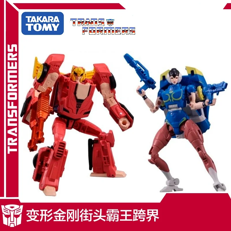 

Takara Tomy Transformers Joint Street Fighter 30th Anniversary Special Edition Cross Boundary Chun-Li &Ken Ryu&Vega Combination