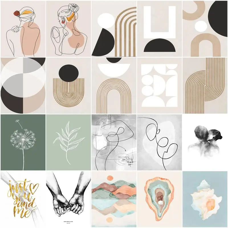 RUOPOTY-Simple-Painting-By-Numbers-Abstract-Oil-Art-Simple-Digital ...