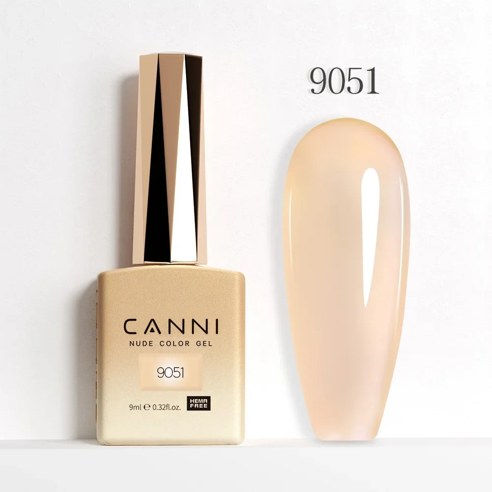 CANNI HEMA Free Black Glitter Diamond Sparkle Gel Polish - Long-Lasting Glossy Finish