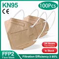 KN95-100PCS-Brown
