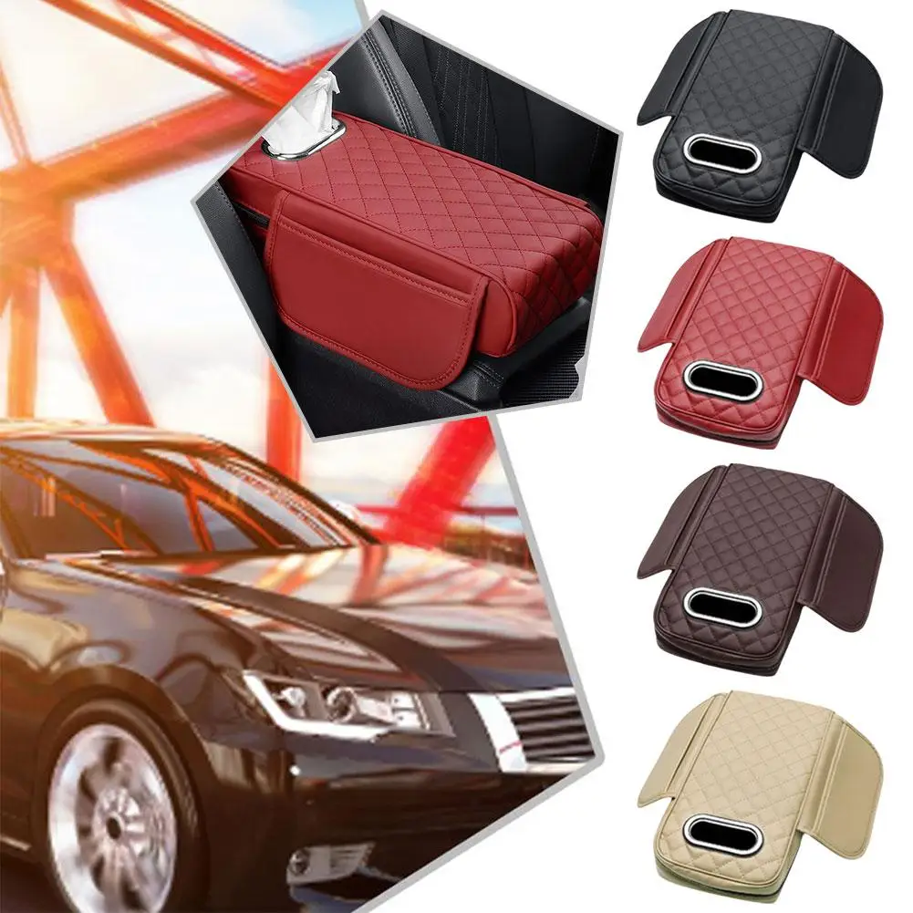 

Автомобильный подлокотник, защитный чехол для подушки с тканевой подушкой, аксессуары, Автомобильная подушка с высотой, пеноматериал для хранения, внутренняя память X0B6