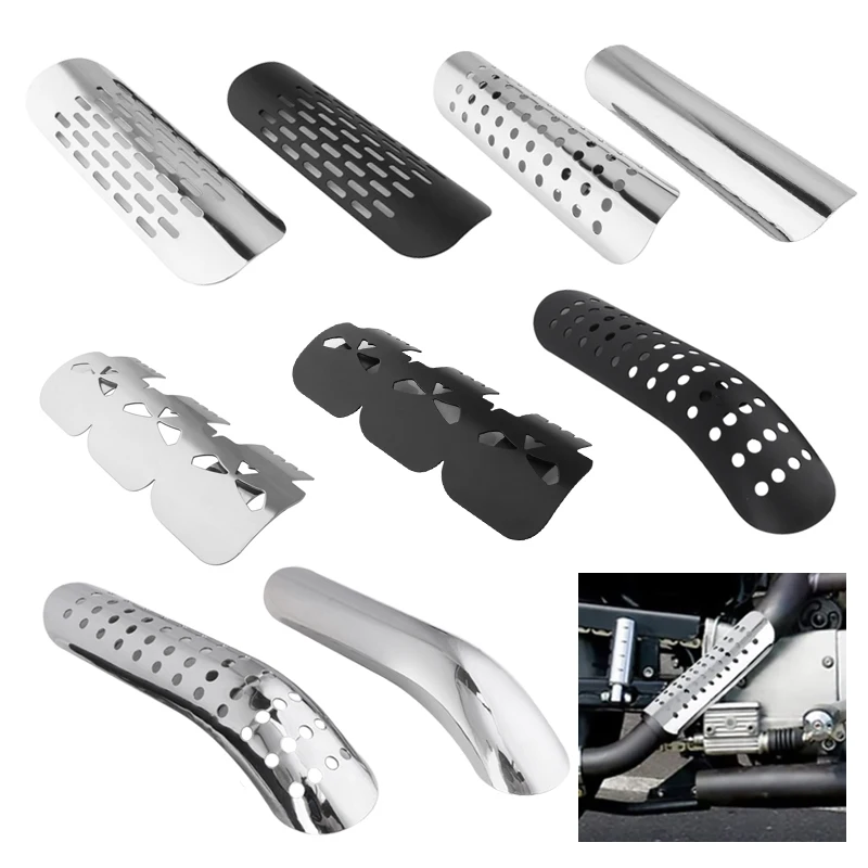 Hitzeschild Für Harley Pan America 1250 - Edelstahl Auspuffabdeckung Mit Fersenschutz