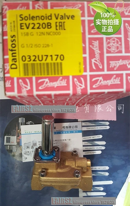 Original DAN.FOSS Solenoid Valve EV220B 032U7170 FAIRSZ STORE