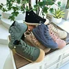 Children's Canvas Shoes 2025 Spring Autumn Water Washed Low Top Casual Soft Sole Breathable Boys' Sandal Girls' High Top Shoes 4