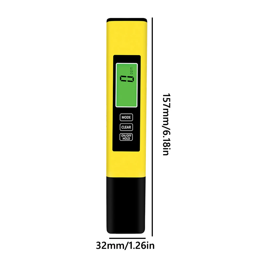 4 em 1 testador de água digital temperatura tds medidor de ph alta precisão medidor ec durável temp ppm medidor de ph com tela lcd retroiluminada