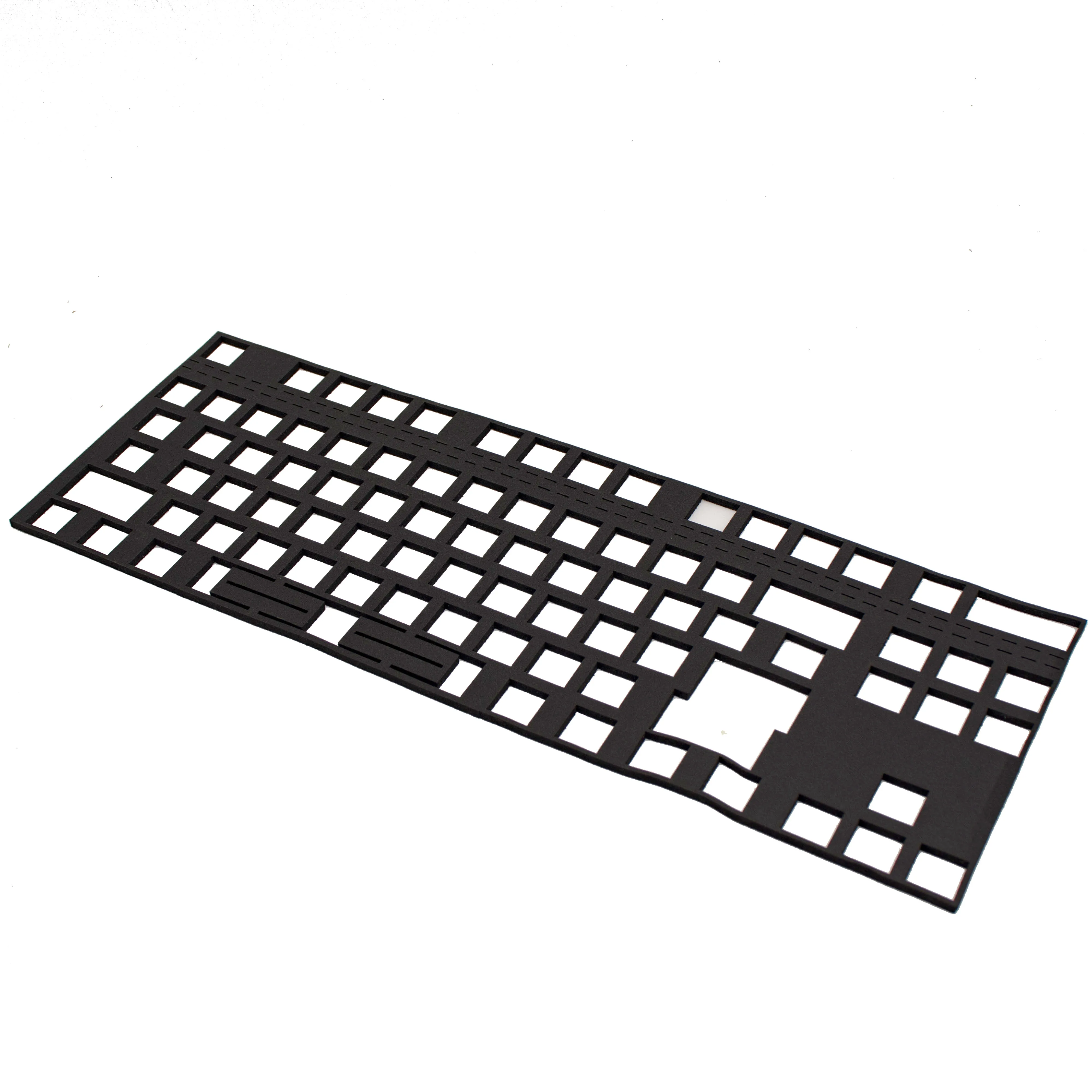 키보드 포지셔닝 플레이트 포론 기계식 키보드 샌드위치 폼 무소음 폼 61 64 68 84 87 75 108 키 키보드 레이아웃용