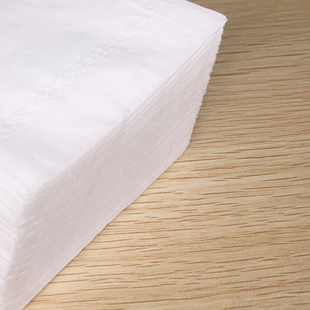 Rectangular Tissue Disposable Paper Handkerchiefs Towel Toilet Bulk Extraction Dining Table Towels 10 Packs