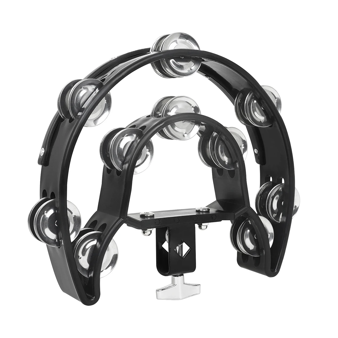 Tambourine Double Row Rattle Drum Rings