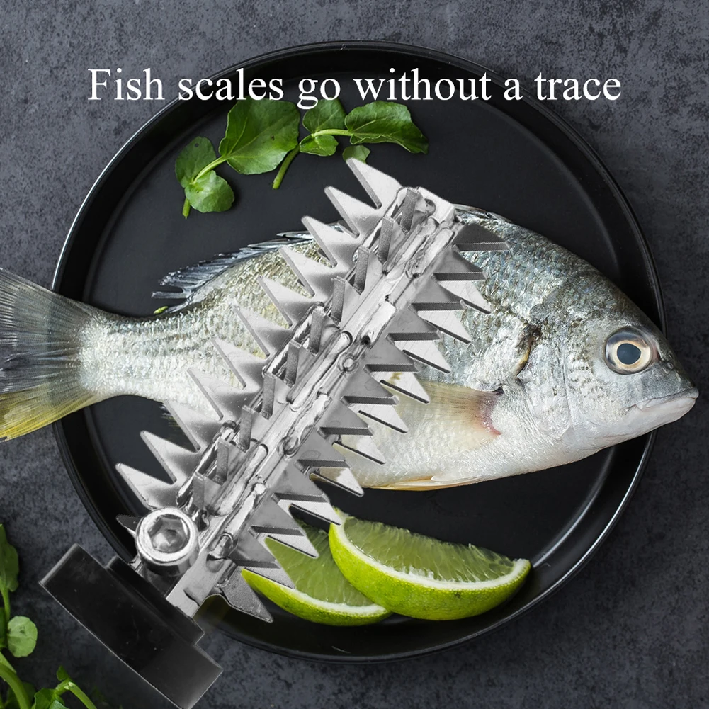 Electric Scaler Remove Waterproof  Cutter Head Tool Quick Seafood Scraper Stainless Steel Replacement Market Home Fish Cleaning