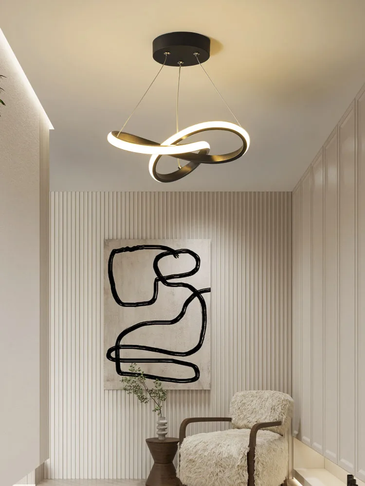 Aisle Chandelier Corridor Lights Modern Minimalist Restaurant Entrance Hallway Light Creative Balcony Chandelier indoor lighting