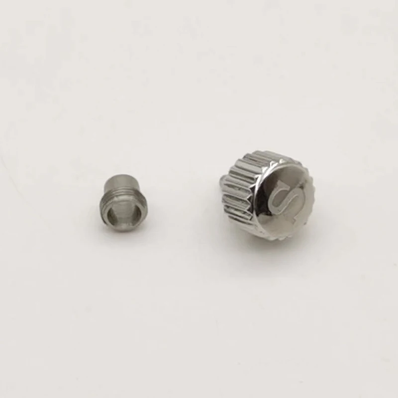 Elegant Multi-Color Stainless Steel Watch Crown Replacement Parts