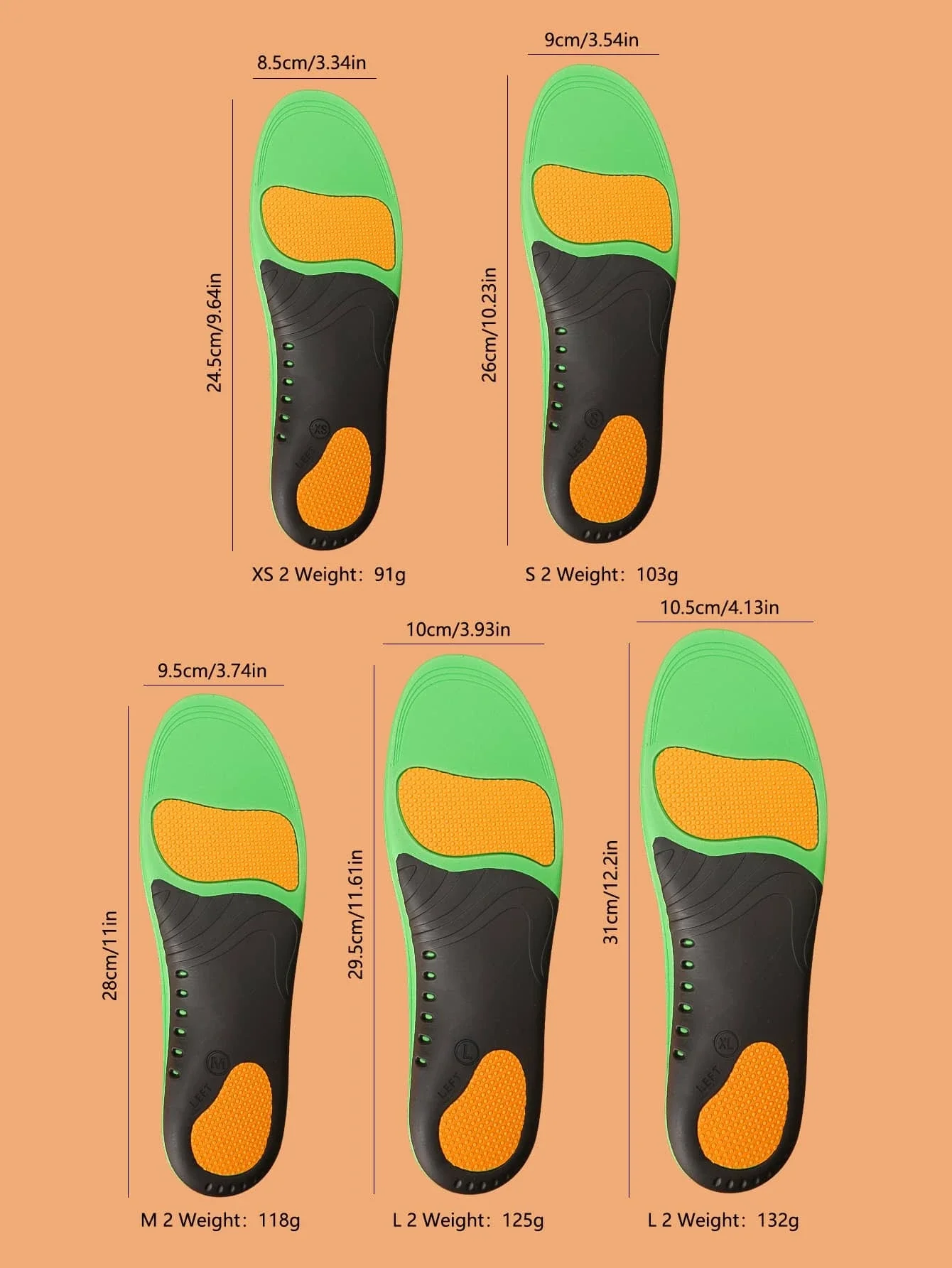 Ailaka High Arch Support Insoles For Men Women-Plantar Fasciitis Relief Arch Support Shoe Inserts, Orthotic Insoles For Flat F