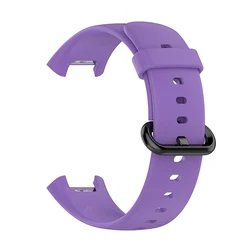 Soft TPU Silicone Replacement Strap for Smart Watches - Comfortable Wristband Bracelet Accessory (PURPLE)