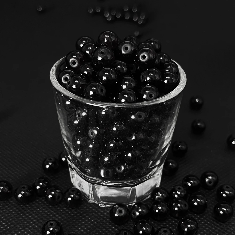 8 Mm 250 Pezzi Piccole Perle Di Vetro Imitazione Perla Rotonda Satinata Per La Creazione Di Gioielli Set Di Colori Assortiti - Italia - Foto 10