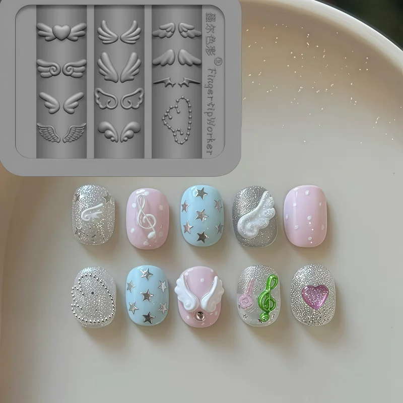 Cute Butterfly Wings Nail Art Mold